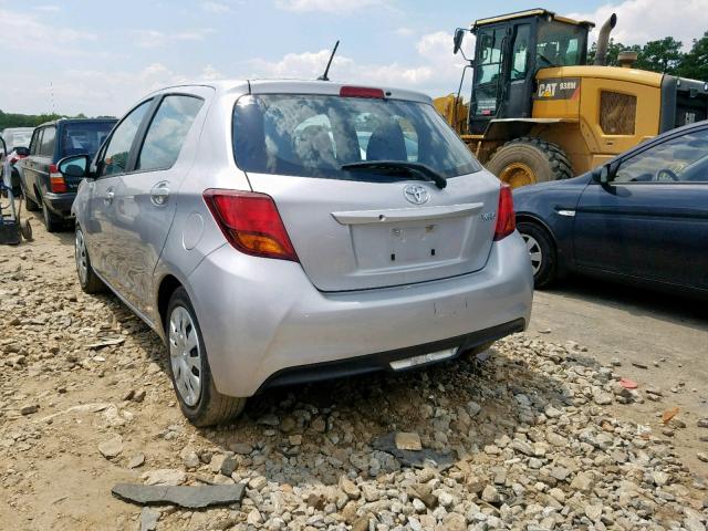 VNKKTUD36HA078159 - 2017 TOYOTA YARIS L SILVER photo 3