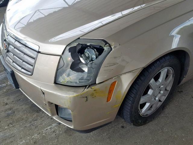 1G6DP577560113452 - 2006 CADILLAC CTS HI FEA BEIGE photo 9