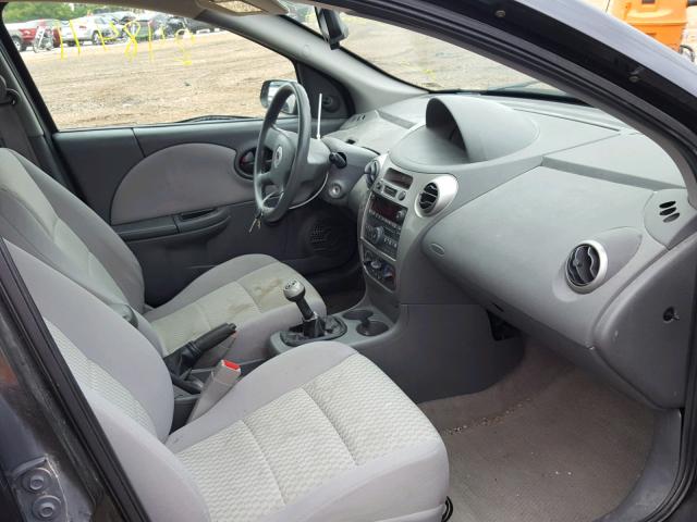 1G8AZ55F87Z101520 - 2007 SATURN ION LEVEL BLACK photo 5