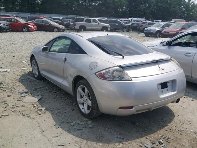 4A3AK24F46E021242 - 2006 MITSUBISHI ECLIPSE GS SILVER photo 3