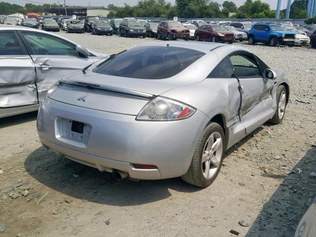 4A3AK24F46E021242 - 2006 MITSUBISHI ECLIPSE GS SILVER photo 4