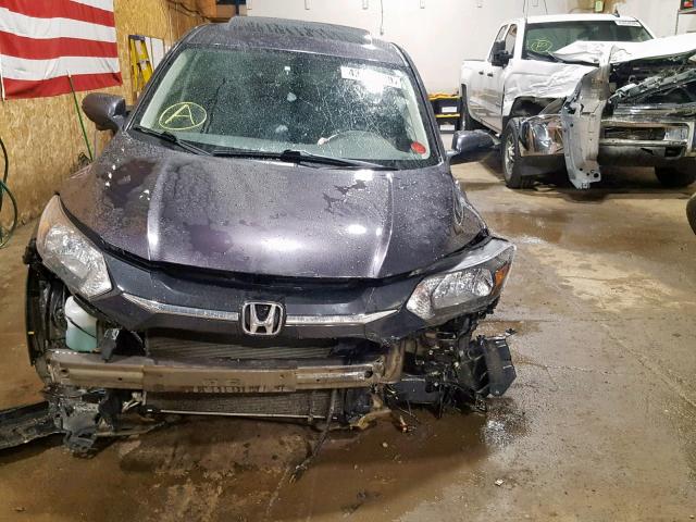 3CZRU6H52HM724337 - 2017 HONDA HR-V EX PURPLE photo 9