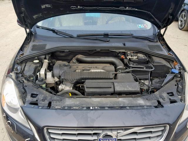 YV1622FS1C2080579 - 2012 VOLVO S60 T5 BLACK photo 7