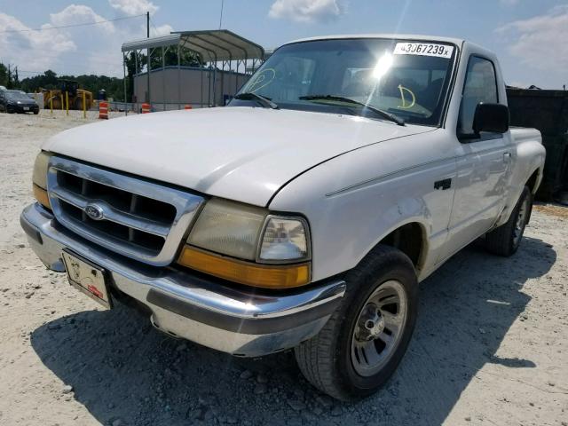 1FTYR10C5WTA75504 - 1998 FORD RANGER WHITE photo 2