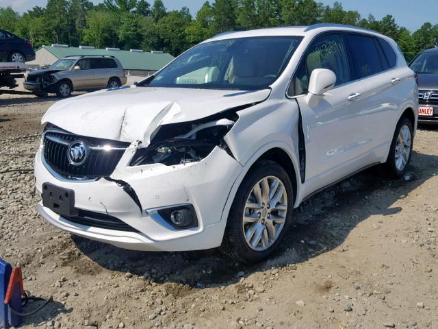 LRBFX3SX8KD025949 - 2019 BUICK ENVISION P WHITE photo 2