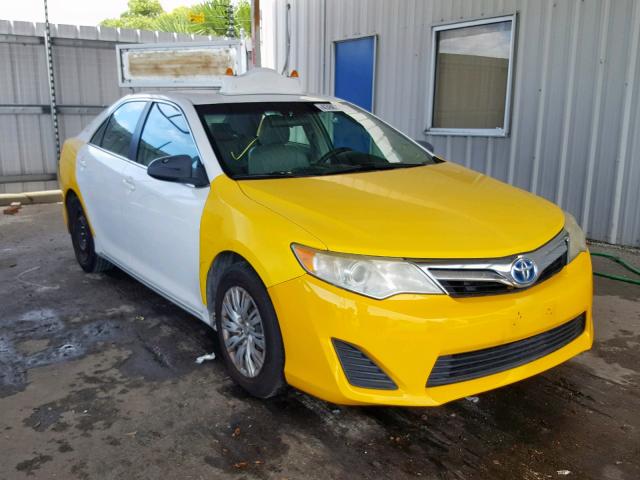 4T1BD1FK8CU017889 - 2012 TOYOTA CAMRY HYBR TWO TONE photo 1