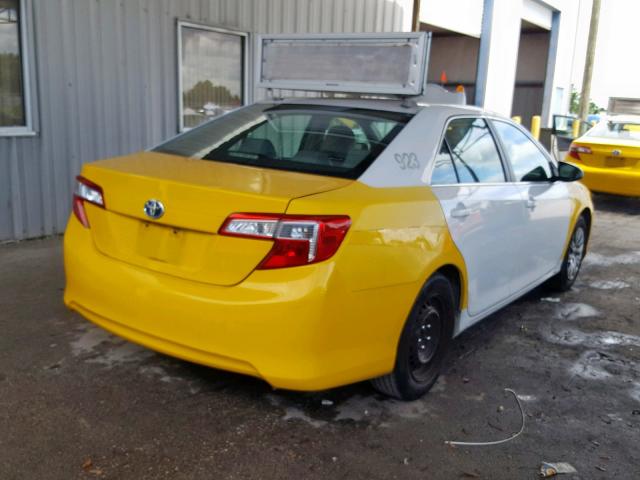 4T1BD1FK8CU017889 - 2012 TOYOTA CAMRY HYBR TWO TONE photo 4