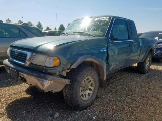 4F4ZR17V0XTM09362 - 1999 MAZDA B3000 CAB GREEN photo 2