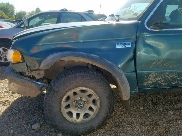 4F4ZR17V0XTM09362 - 1999 MAZDA B3000 CAB GREEN photo 9