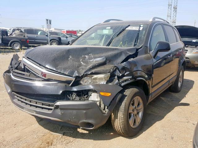 3GSCL33P18S655369 - 2008 SATURN VUE XE BLACK photo 2