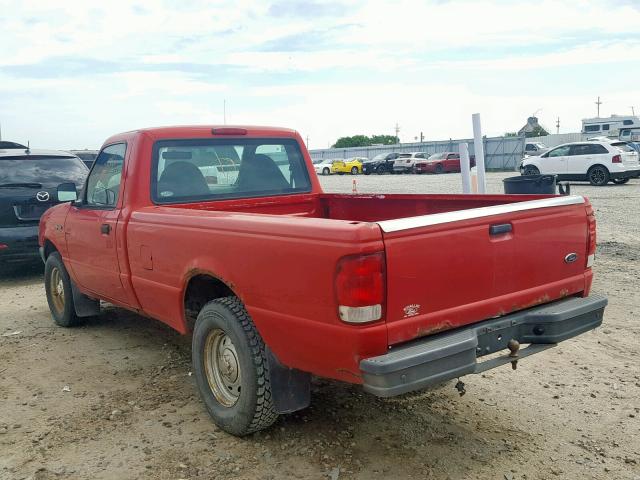 1FTYR10C0YPB28394 - 2000 FORD RANGER RED photo 3