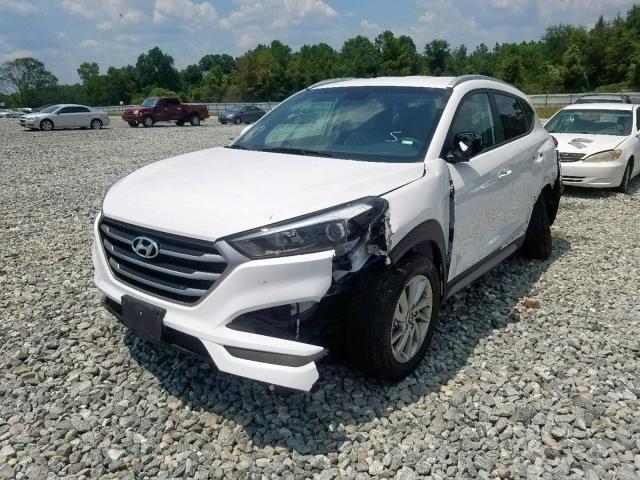 KM8J3CA49JU773425 - 2018 HYUNDAI TUCSON SEL WHITE photo 2