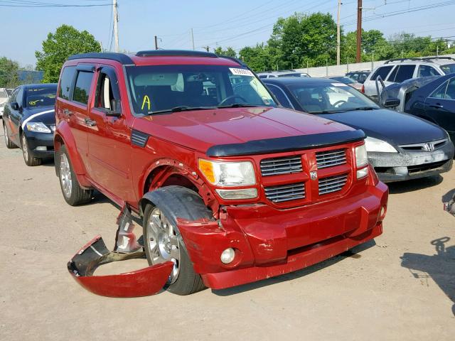 1D8GU58648W102596 - 2008 DODGE NITRO R/T MAROON photo 1