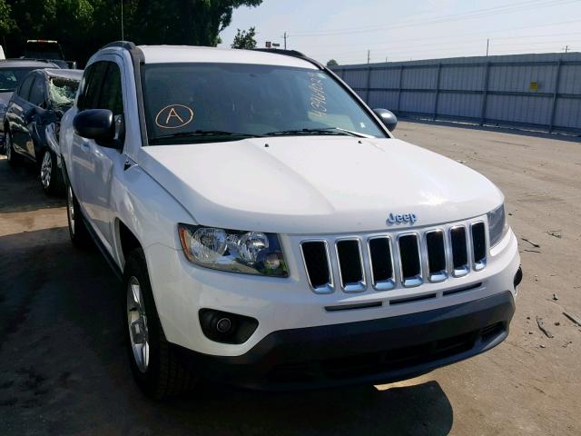 1C4NJCBA1ED812353 - 2014 JEEP COMPASS SP თეთრი ფოტო 1