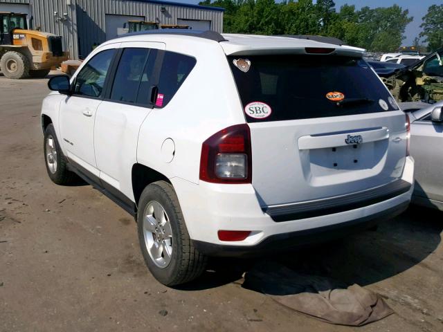 1C4NJCBA1ED812353 - 2014 JEEP COMPASS SP თეთრი ფოტო 3