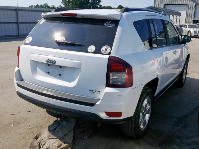 1C4NJCBA1ED812353 - 2014 JEEP COMPASS SP თეთრი ფოტო 4