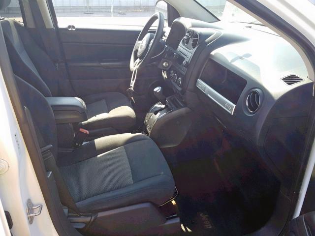 1C4NJCBA1ED812353 - 2014 JEEP COMPASS SP თეთრი ფოტო 5