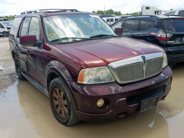5LMFU27R34LJ31709 - 2004 LINCOLN NAVIGATOR MAROON photo 1
