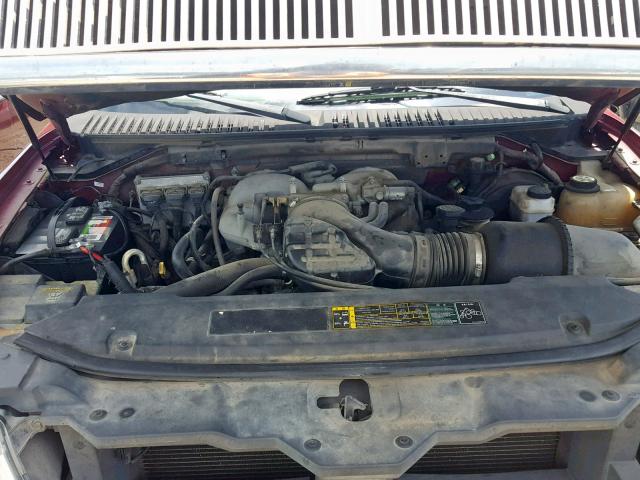 5LMFU27R34LJ31709 - 2004 LINCOLN NAVIGATOR MAROON photo 7