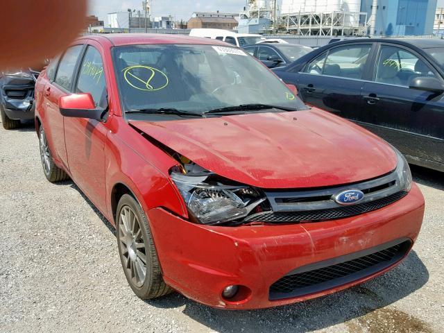 1FAHP3GN3AW287534 - 2010 FORD FOCUS SES RED photo 1