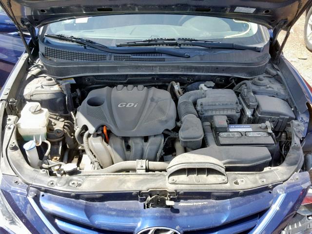 5NPEB4AC5DH714456 - 2013 HYUNDAI SONATA GLS BLUE photo 7