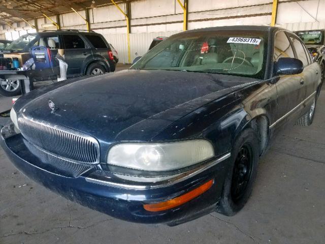 1G4CW54K314203538 - 2001 BUICK PARK AVENU BLUE photo 2