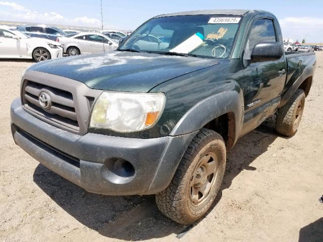 5TEPX42N79Z637720 - 2009 TOYOTA TACOMA GREEN photo 2