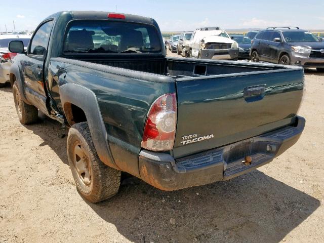 5TEPX42N79Z637720 - 2009 TOYOTA TACOMA GREEN photo 3