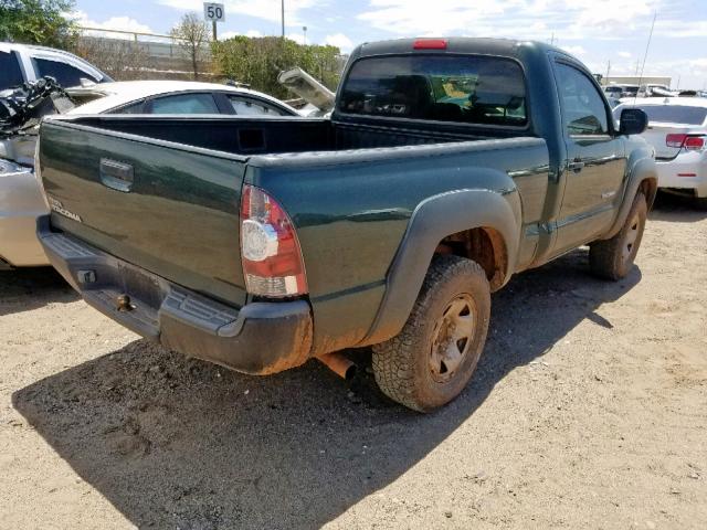 5TEPX42N79Z637720 - 2009 TOYOTA TACOMA GREEN photo 4