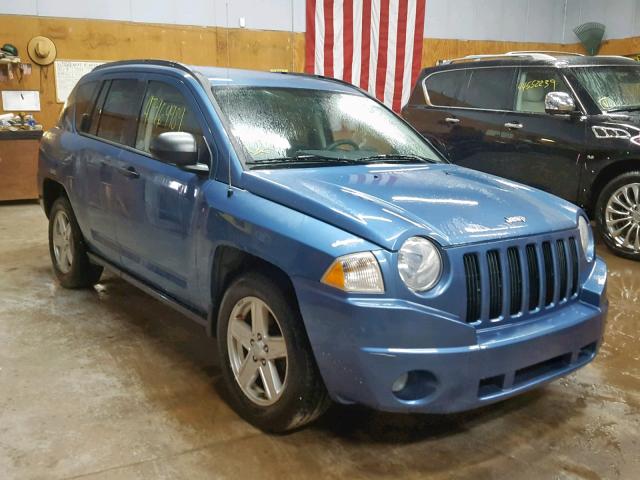 1J8FF47W37D428702 - 2007 JEEP COMPASS BLUE photo 1