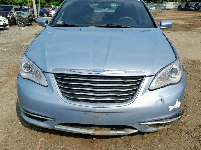 1C3CCBBB8DN503819 - 2013 CHRYSLER 200 TOURIN BLUE photo 9