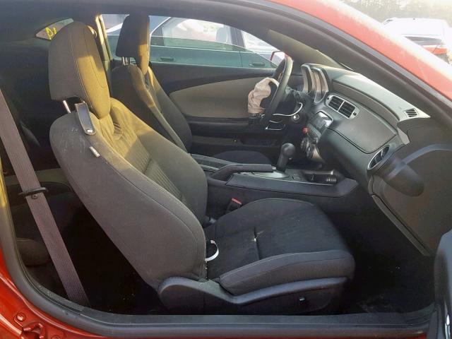 2G1FB1E38F9207370 - 2015 CHEVROLET CAMARO LS RED photo 5