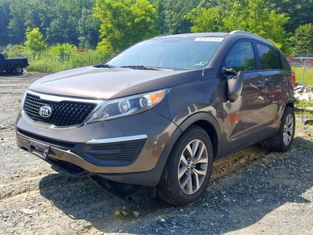 KNDPBCAC9F7748698 - 2015 KIA SPORTAGE L BROWN photo 2