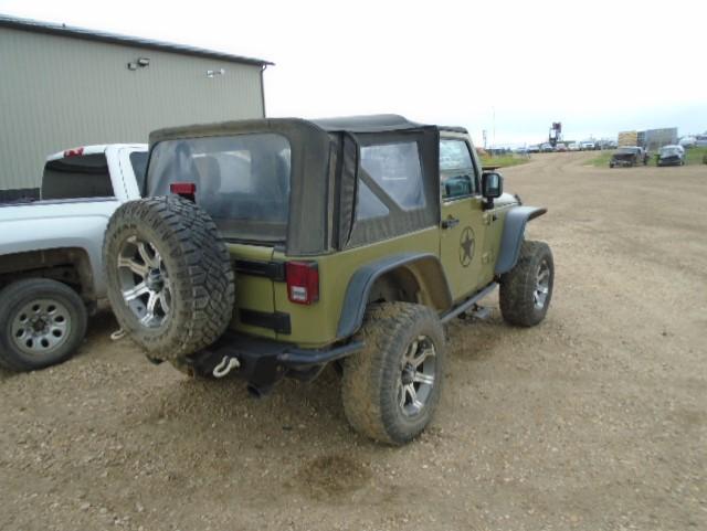 1C4AJWAG8DL686969 - 2013 JEEP WRANGLER S GREEN photo 4