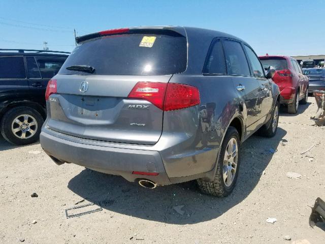 2HNYD28299H513985 - 2009 ACURA MDX CHARCOAL photo 4