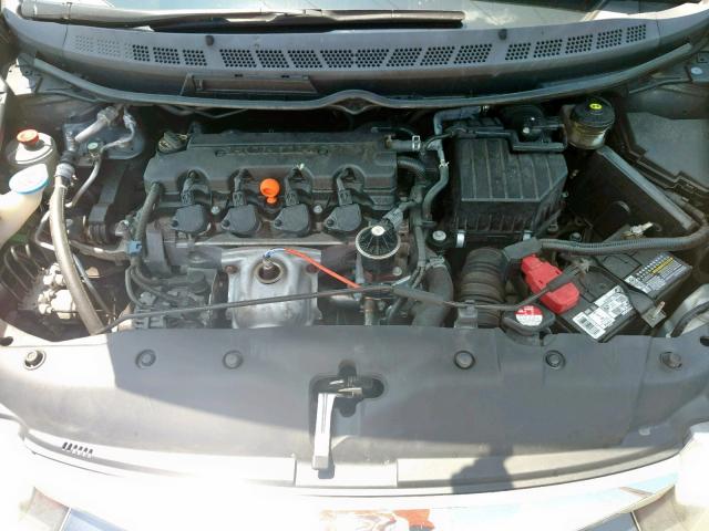 2HGFA16619H327574 - 2009 HONDA CIVIC LX-S Сұр фото 7