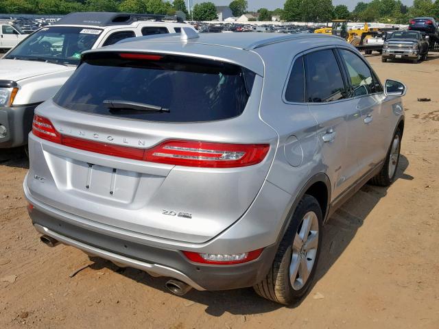 5LMCJ1D94GUJ00378 - 2016 LINCOLN MKC PREMIE SILVER photo 4