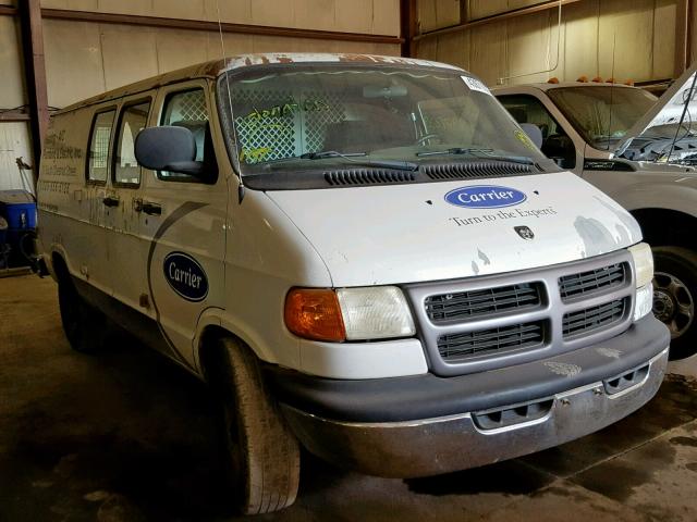 2D7HB11Y43K509363 - 2003 DODGE RAM VAN B1 WHITE photo 1