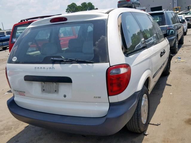 1D4GP25333B236808 - 2003 DODGE CARAVAN SE WHITE photo 4