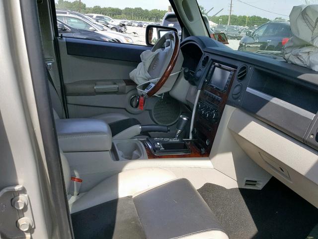 1J8HG68218C182785 - 2008 JEEP COMMANDER ვერცხლისფერი ფოტო 5