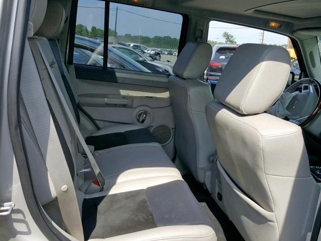 1J8HG68218C182785 - 2008 JEEP COMMANDER ვერცხლისფერი ფოტო 6