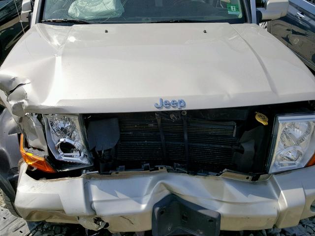 1J8HG68218C182785 - 2008 JEEP COMMANDER ვერცხლისფერი ფოტო 7