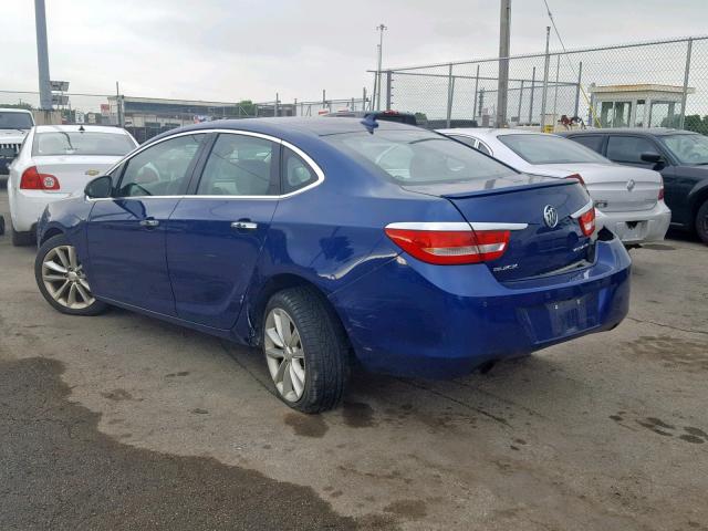 1G4PR5SK1D4110467 - 2013 BUICK VERANO CON BLUE photo 3