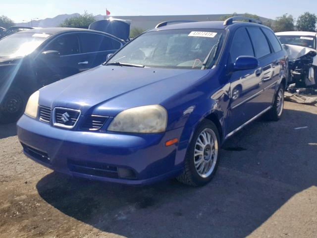 KL5JD86Z35K096575 - 2005 SUZUKI FORENZA S BLUE photo 2