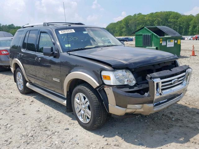 1FMEU74E57UA71430 - 2007 FORD EXPLORER E GRAY photo 1