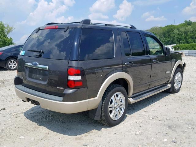 1FMEU74E57UA71430 - 2007 FORD EXPLORER E GRAY photo 4