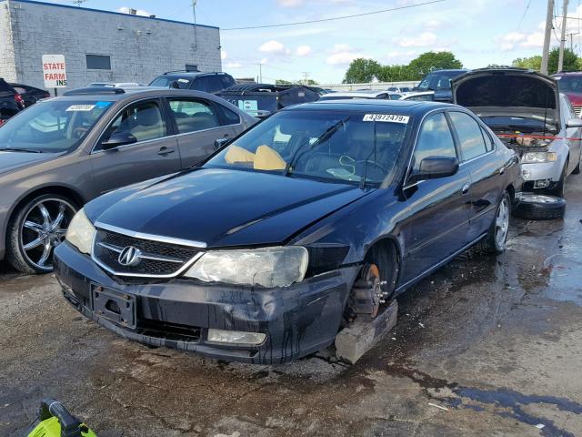 19UUA56643A077106 - 2003 ACURA 3.2TL BLACK photo 2