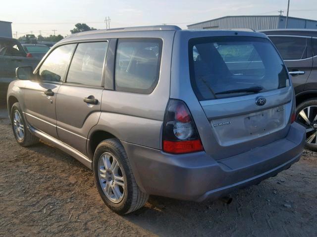 JF1SG66668H727309 - 2008 SUBARU FORESTER S SILVER photo 3