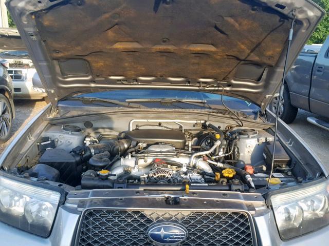 JF1SG66668H727309 - 2008 SUBARU FORESTER S SILVER photo 7