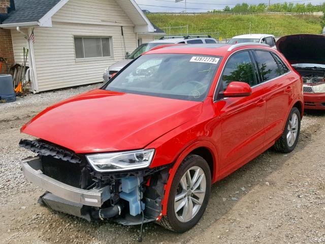 WA1EFCFS9GR007897 - 2016 AUDI Q3 PREMIUM RED photo 2